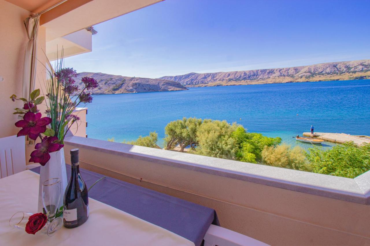 Galapagus Privat Beach & Boat Dock Apartamento Metajna Exterior foto