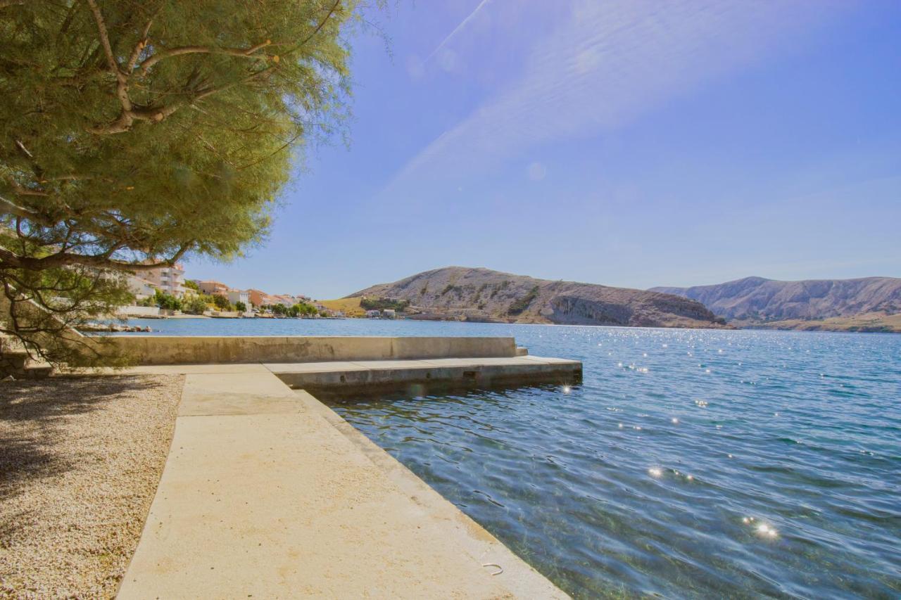 Galapagus Privat Beach & Boat Dock Apartamento Metajna Exterior foto